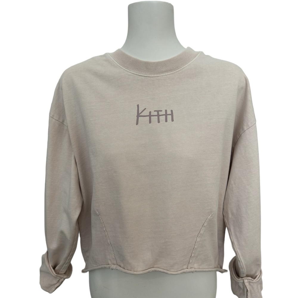KITH Blush Cotton Logo Sweatshirt / Pullover S